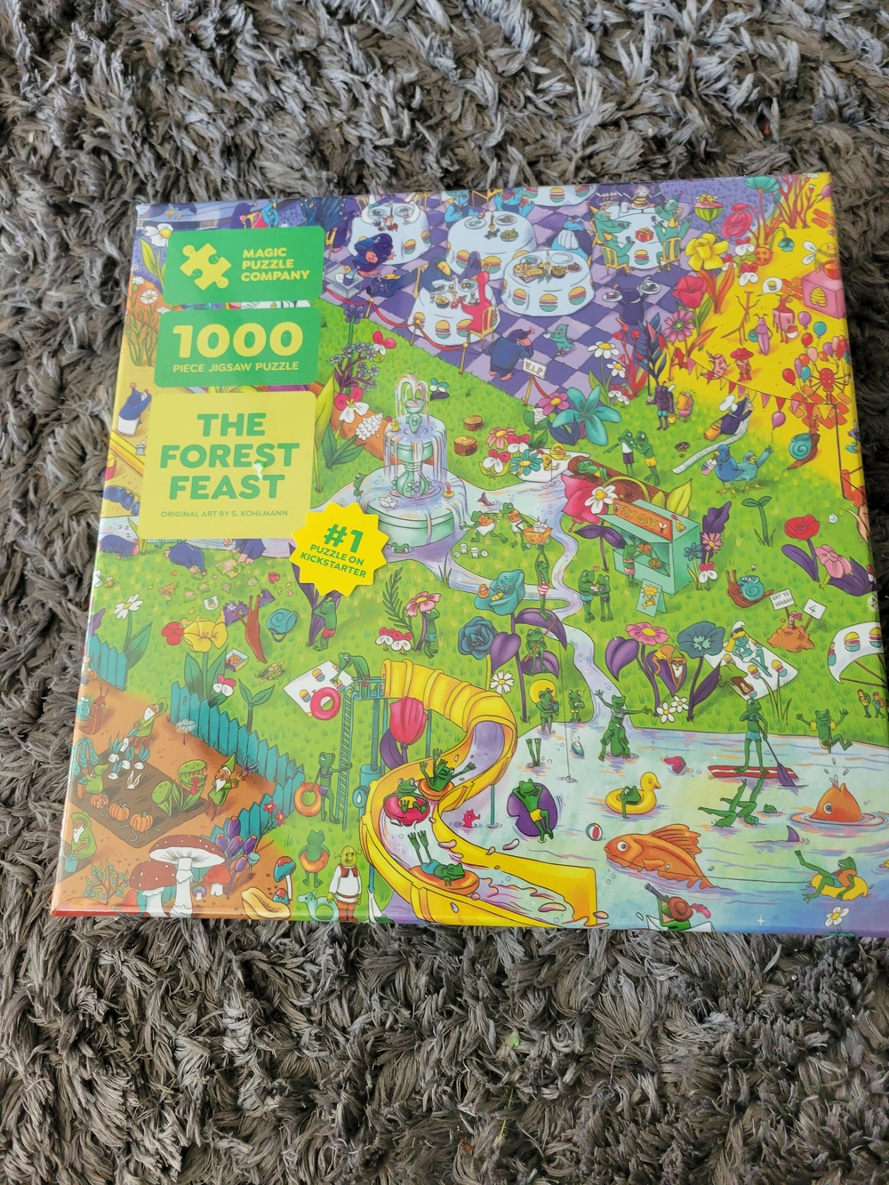 Magic Puzzle Company "The Forest Feast" 1000-Piece Kids Puzzle - Green